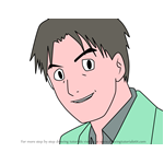 How to Draw Haruhiko Takenouchi from Digimon