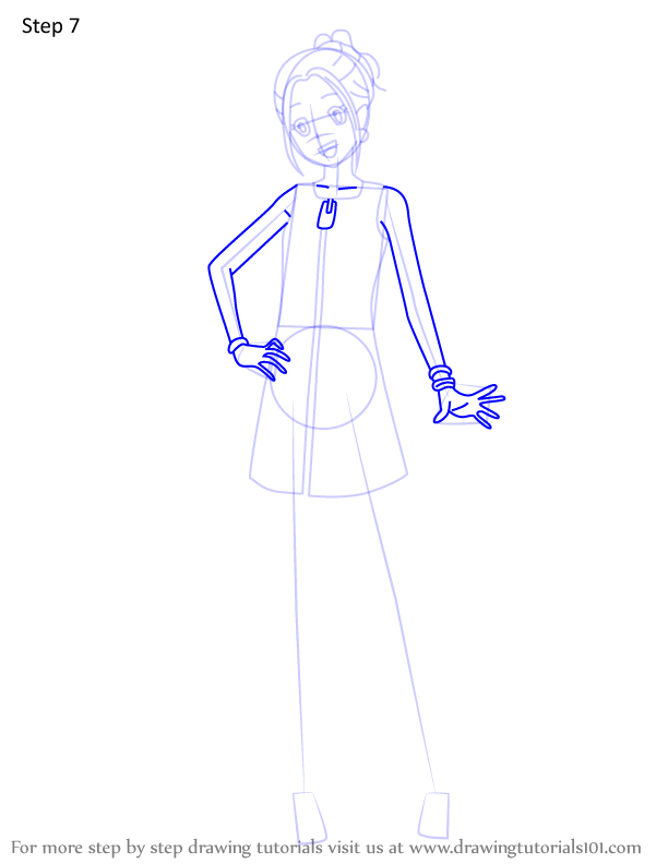 How to Draw Mimi Tachikawa from Digimon (Digimon) Step by Step ...