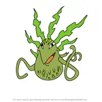 How to Draw Weedmon from Digimon