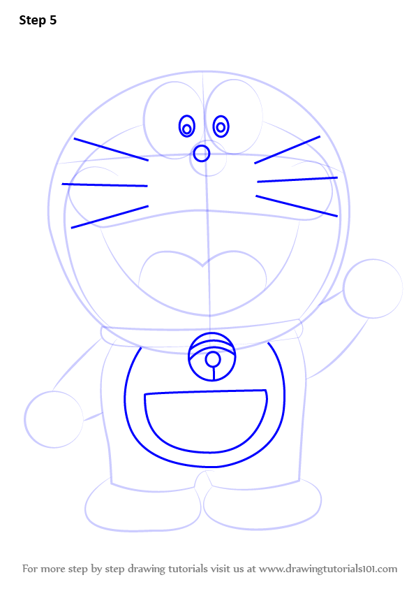 How to Draw Doraemon Easy  doraemon drawing step by step  Easy drawing  ideas for beginners  YouTube