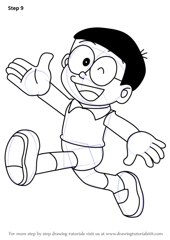 How to Draw Nobita - Easy Drawing Art