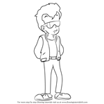 How to Draw Taro Soramame from Dr. Slump