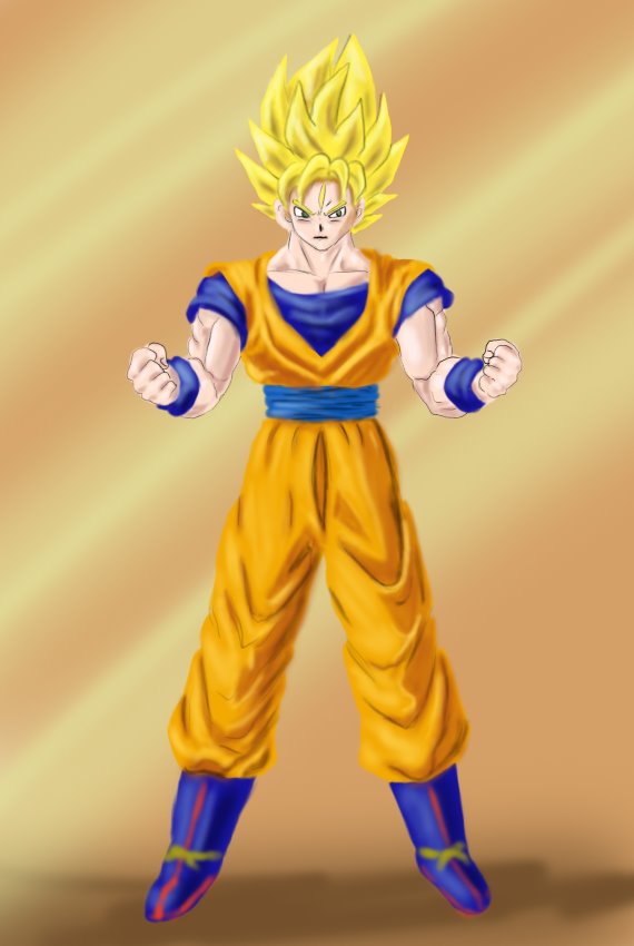 Learn How to Draw Goku Super Saiyan from Dragon Ball Z (Dragon Ball Z