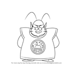 How to Draw King Kai from Dragon Ball Z