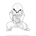 How to Draw Krillin from Dragon Ball Z