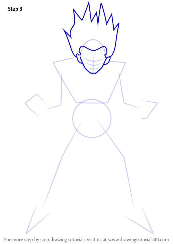Learn How to Draw Vegito from Dragon Ball Z (Dragon Ball Z ...