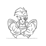 How to Draw Super Baby Vegeta 2 from Dragon Ball