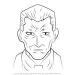 How to Draw Chief Kakuzawa from Elfen Lied