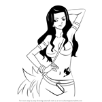 How to Draw Cana Alberona from Fairy Tail