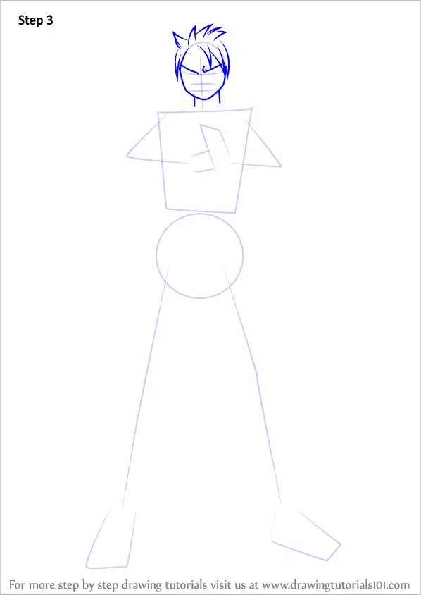 New Natsu Easy To Draw Sketch 