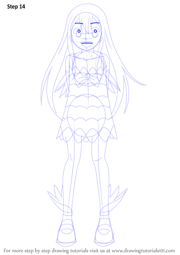 Step by Step How to Draw Wendy Marvell from Fairy Tail 