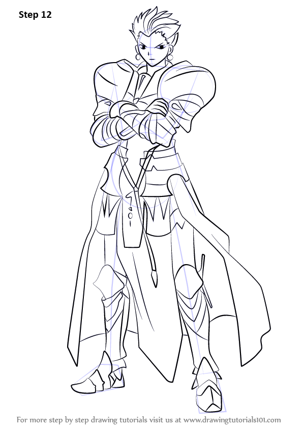 Gilgamesh Coloring Page Sketch Coloring Page