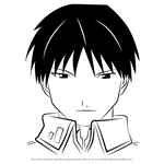 How to Draw Roy Mustang from Fullmetal Alchemist