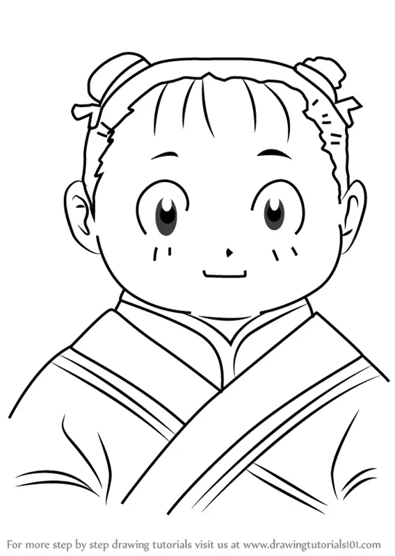How to Draw Hatsui from Fushigi Yuugi (Fushigi Yuugi) Step by Step ...