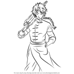 How to Draw Kamui from Gin Tama