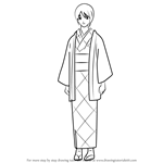 How to Draw Ketsuno Crystel from Gin Tama