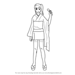 How to Draw Terakado Tsuu from Gin Tama