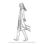 How to Draw Shibungi from Guilty Crown