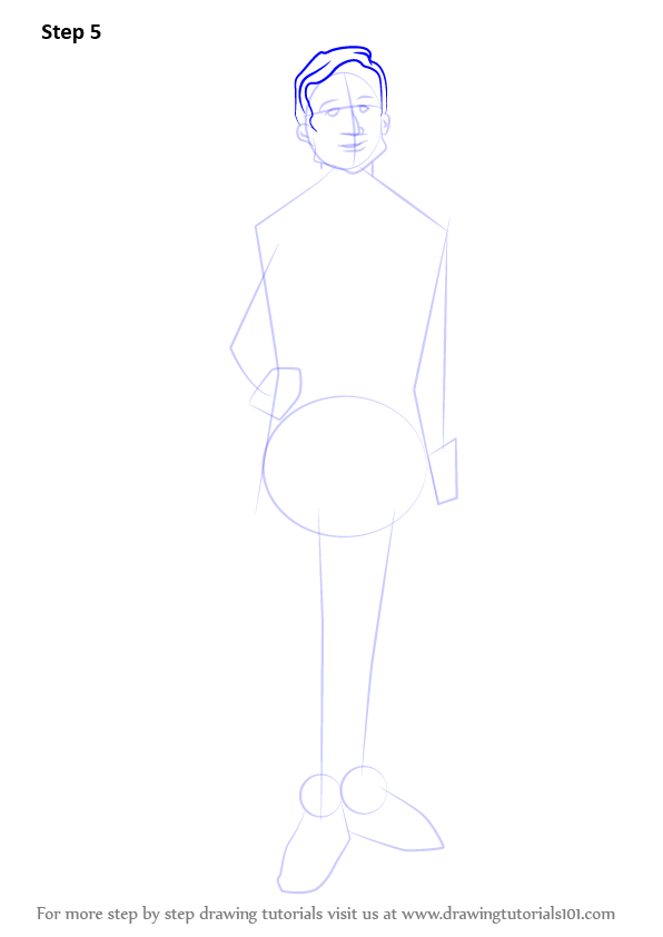 How to Draw Aaron Terzieff from Gundam (Gundam) Step by Step