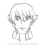 How to Draw Akira Suga from Gundam