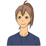 How to Draw Kaori Suzumeda from Haikyuu!!
