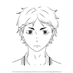 How to Draw Koushi Sugawara from Haikyuu!!