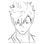 How to Draw Kuroo Tetsurou from Haikyuu!!