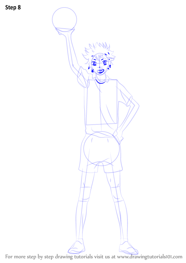 Download Step by Step How to Draw Shoyo Hinata from Haikyuu ...