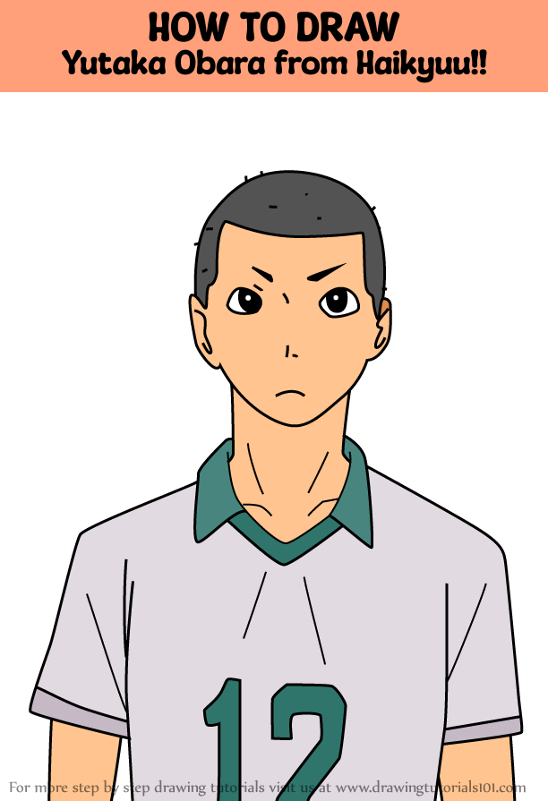 How to Draw Yutaka Obara from Haikyuu!! (Haikyuu!!) Step by Step