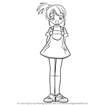 How to Draw Kyon's Sister from Haruhi Suzumiya