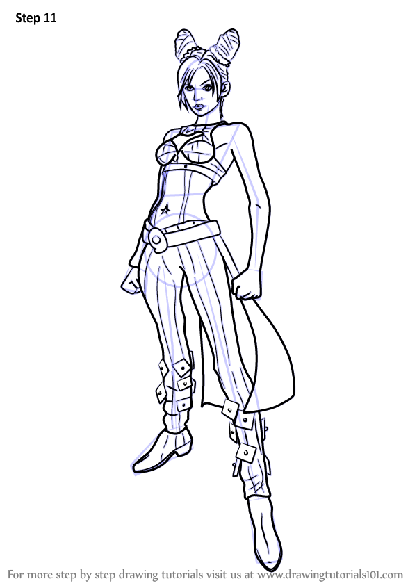 Learn How to Draw Jolyne Cujoh from JoJo's Bizarre Adventure (JoJo's