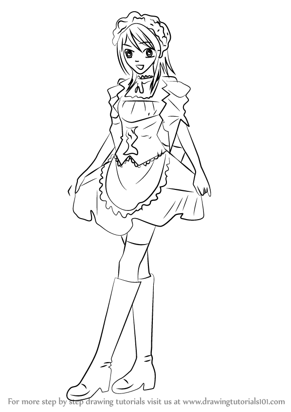 How To Draw Manga Maid Anime Maid Sketch Rough Deviantart Dearsrinivas 