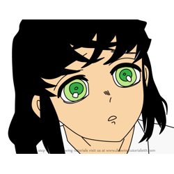 How to Draw Aoba Hashibira from Kimetsu no Yaiba