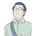 How to Draw Akado Tatsuhito from Komi Can't Communicate