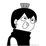 How to Draw Baba Kingyo from Komi Can't Communicate