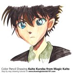 How to Draw Kaito Kuroba from Magic Kaito