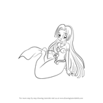 How to Draw Seira in Mermaid from Mermaid Melody