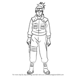 How to Draw Iruka Umino from Naruto