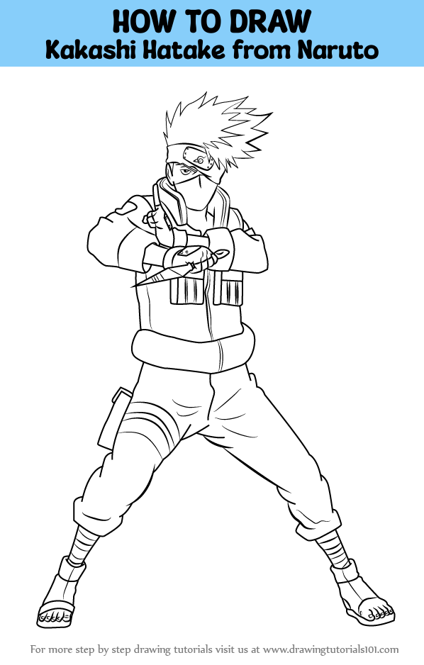 Coloring page - Leader - Kakashi Hatake