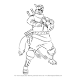How to Draw Killer Bee from Naruto
