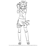 How to Draw Sakura Haruno from Naruto