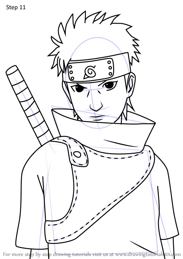 Learn How to Draw Shisui Uchiha from Naruto (Naruto) Step by Step