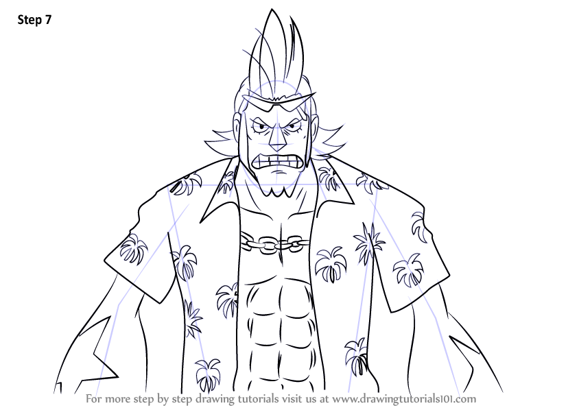 Download Learn How to Draw Franky from One Piece (One Piece) Step ...