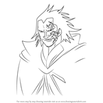 How to Draw Monkey D. Dragon from One Piece