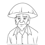 How to Draw Professor Kuseno from One-Punch Man