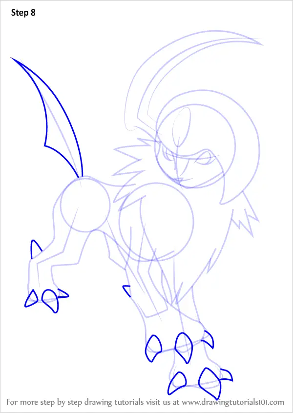 Learn How to Draw Absol from Pokemon (Pokemon) Step by Step : Drawing
