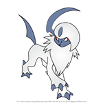 How to Draw Absol from Pokemon