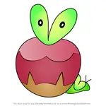 How to Draw Applin from Pokemon