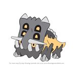How to Draw Bastiodon from Pokemon