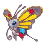 How to Draw Beautifly from Pokemon